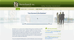 Desktop Screenshot of burnssearch.com
